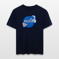 NASA Pizza Fusion T-Shirt | Bio Unisex Shirt im Relaxed Fit mit Space-Pizza-Motiv - Navy