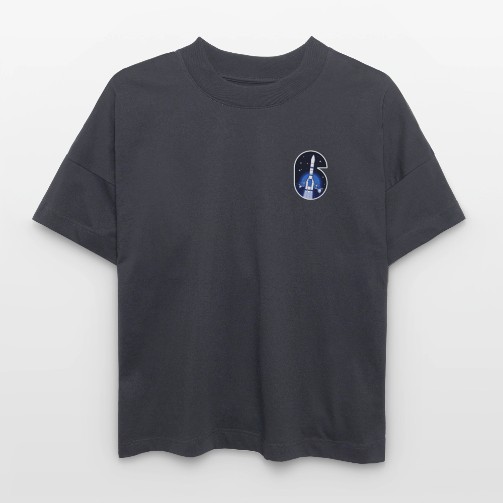 Ariane 6 - Premium Organic Oversized T-Shirt - Indigoblau