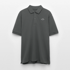 Schwarzes Loch Poloshirt "DECAY" | 100% Bio-Baumwolle im Unisex-Schnitt - Anthrazit