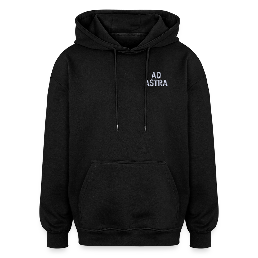 AD ASTRA Hoodie – Premium Oversized Unisex mit Stickdesign - Schwarz
