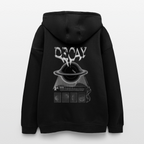 Premium Oversized Hoodie DECAY | Unisex Kapuzenpullover mit Black Hole Design & Backprint - Schwarz