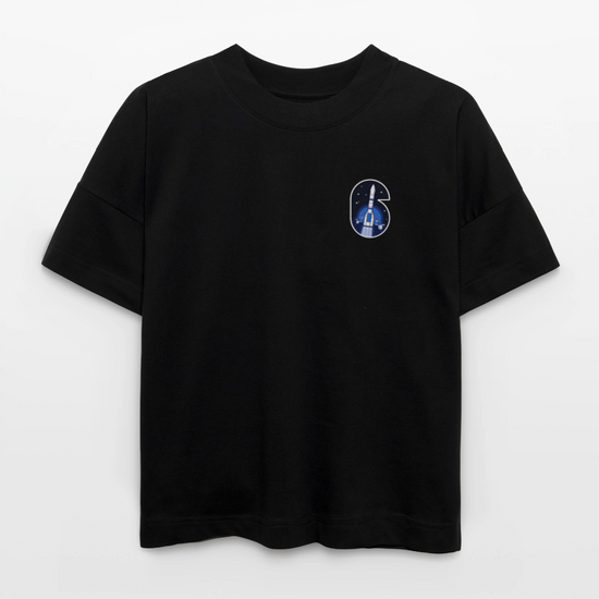 Ariane 6 - Premium Organic Oversized T-Shirt - Schwarz