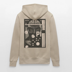 Cerebral Orbit Backprint – Premium Bio Hoodie Stanley/Stella Cruiser, Unisex, Space-Inspired Design