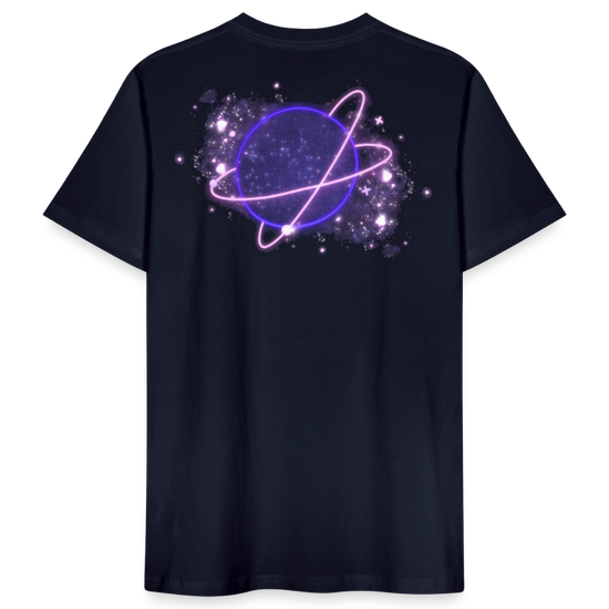 Galactic Romance - Premium T-Shirt (Unisex) - Navy