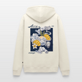 Männer Premium Bio Hoodie „Sticky Mango“ – Streetwear Backprint | Planet Pioneers - Naturweiß