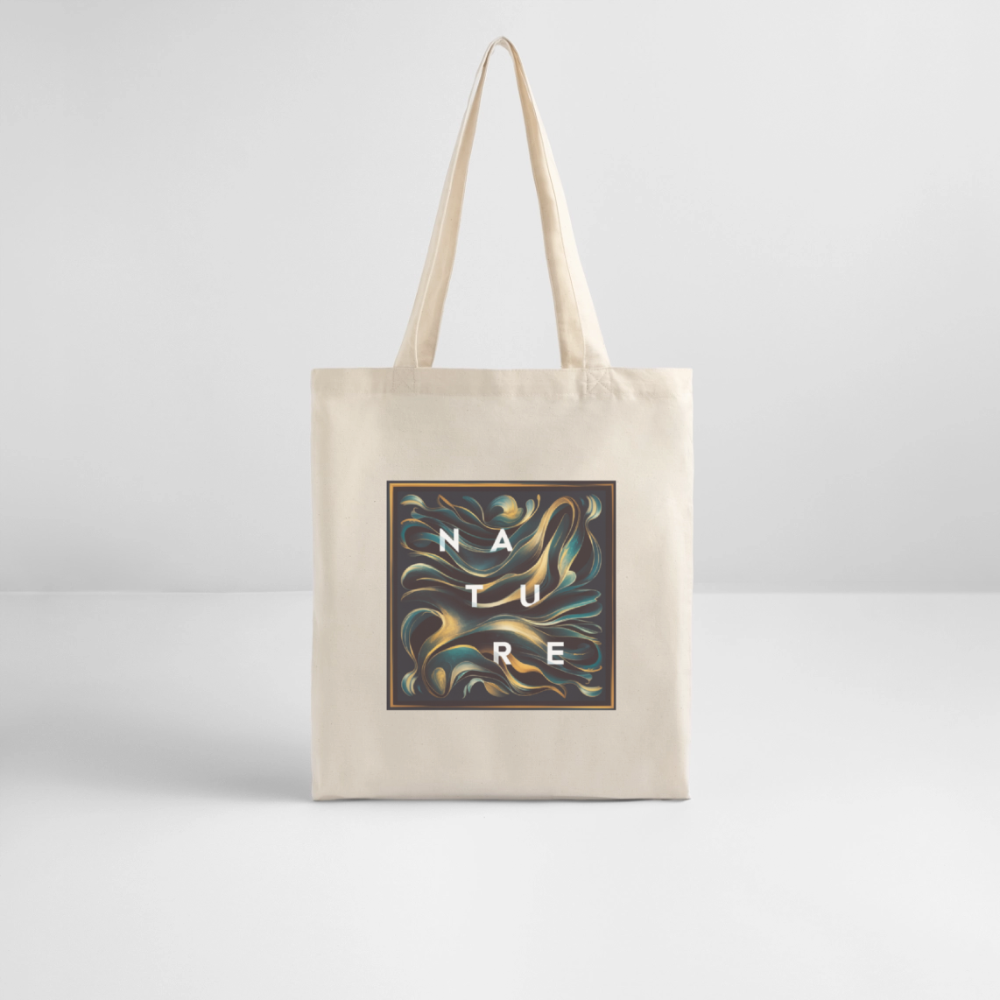 Nachhaltiger Bio-Jutebeutel mit einzigartigem Nature-Design | Mad by Nature - Naturweiß