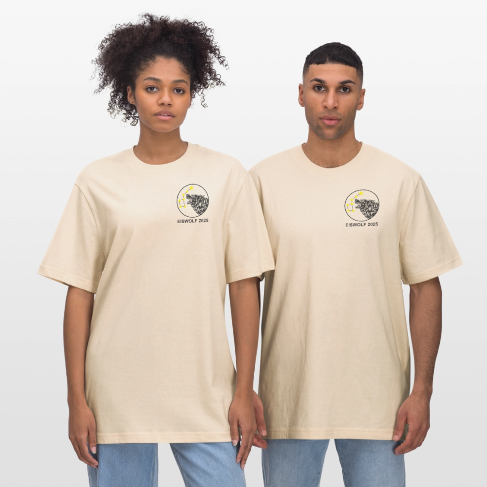 Eiswolf 2025 - Relaxed Fit Unisex Bio-T-Shirt - Weißgrau