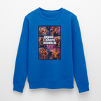 GTA VI Sweatshirt "Grand Theft Anabolic" – Organic Fitness Pullover im Retro Comic Look - Königsblau