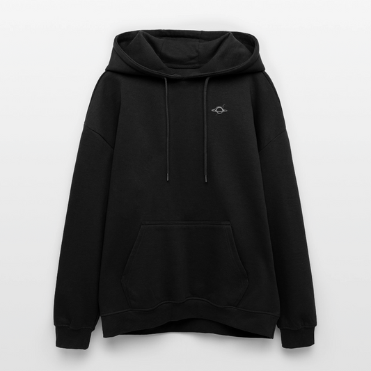 Premium Oversized Hoodie DECAY | Unisex Kapuzenpullover mit Black Hole Design & Backprint - Schwarz