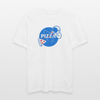NASA Pizza Fusion T-Shirt | Bio Unisex Shirt im Relaxed Fit mit Space-Pizza-Motiv - Weiß