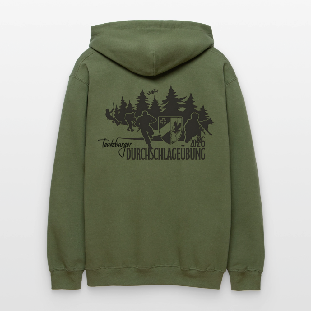 Teutoburger Durchschlageübung 2026 | Premium Hoodie Militärgrün - Militärgrün