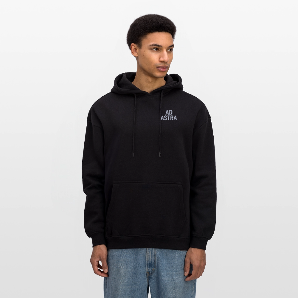 AD ASTRA Hoodie – Premium Oversized Unisex mit Stickdesign - Schwarz