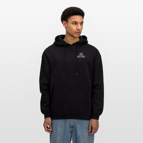 AD ASTRA Hoodie – Premium Oversized Unisex mit Stickdesign - Schwarz