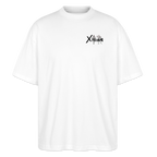 Premium Organic Unisex Oversized Shirt Team XFrame 2 | Stylisches Bodybuilding Shirt (Heller Stoff) - Weiß