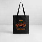 THE COSMOS Jutebeutel | Eco Tote Bag mit Space‑Design - Schwarz