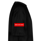 REMOVE BEFORE LIFT-OFF Shirt – Oversized Shirt mit Aviation & Gym Design (Unisex)| 100% Bio-Baumwolle - Schwarz