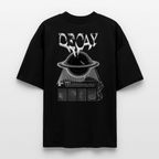 Oversized Black Hole T-Shirt DECAY | Premium Space-Design aus 100% Bio-Baumwolle - Schwarz