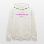 Unisex Hoodie Bio – "Show Me Your Booster Baby" | Astronauten-Vibes & Space-Look - Beige meliert