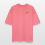 Lustiges Gym Shirt "Pull Day – Stretch Your Limits" | Premium Organic Oversized Shirt (Unisex) | Fitness & Gym Streatwear - Pink 