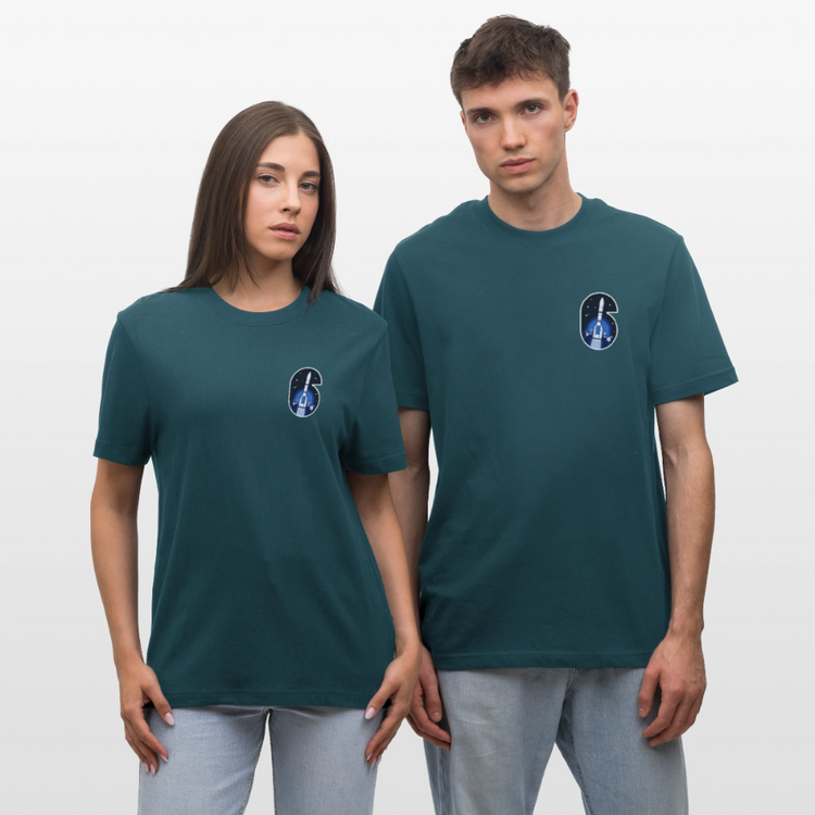 Ariane 6 - Premium Organic Shirt (Unisex) - Dunkles Petrol