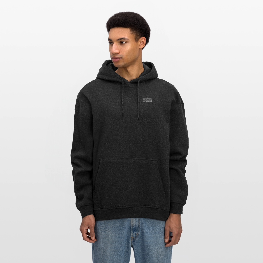 Motivierender Oversized Unisex Hoodie in Premium Qualität | Engineered For Extremes - Anthrazit