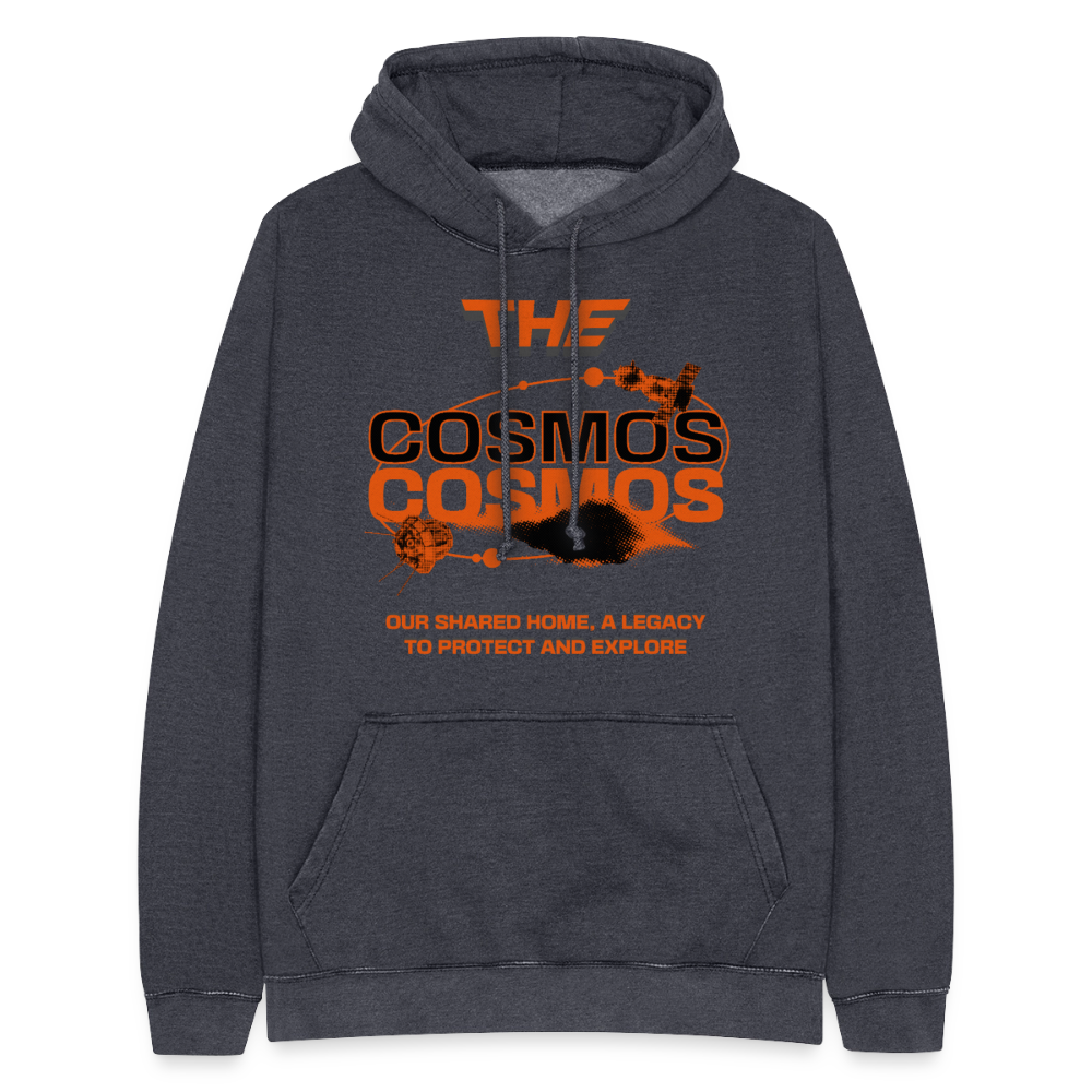 THE COSMOS | Sustainable Premium Vintage Space Hoodie Unisex - Vintage Navy