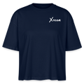 XFRAME Nova Boxy Bio-T-Shirt Damen – Oversized Bio-Shirt mit Fitness-Silhouette - Navy