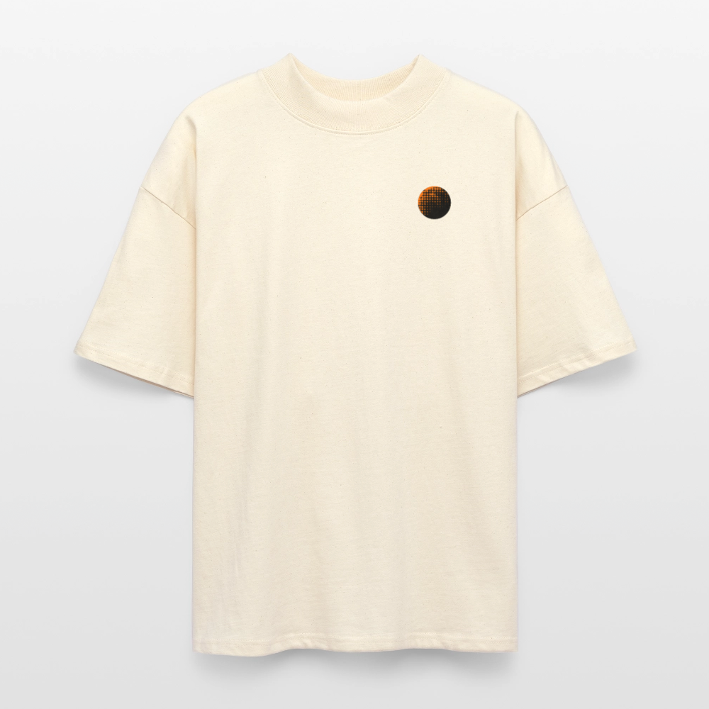Into the Space | Premium Astronauten T-Shirt im Retro-Futurismus Look | Organic & 100% Bio-Baumwolle - Weißgrau