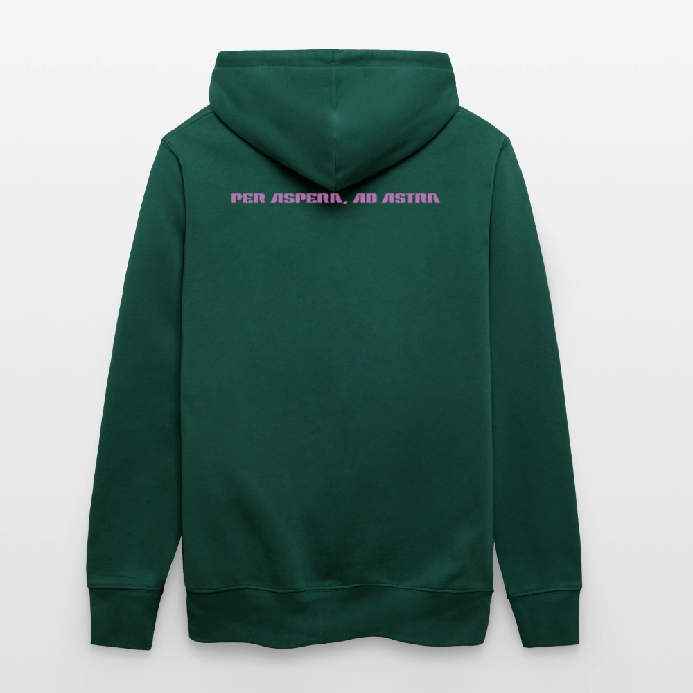 Unisex Hoodie Bio – "Show Me Your Booster Baby" | Astronauten-Vibes & Space-Look - Forest