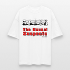 The Usual Suspects Shirt – Oversized Bio T-Shirt mit Kult-Design | Unisex & Nachhaltig - Weiß