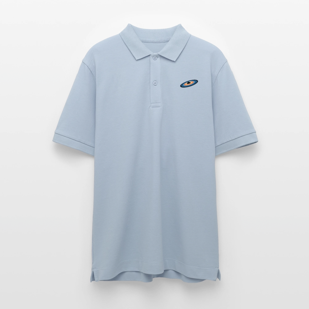 Black Hole Poloshirt | 100% Bio-Baumwolle im Unisex-Schnitt - sky Blue