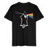 Raccoon Prism T-Shirt – Bio Unisex Shirt mit Regenbogen-Design - Schwarz