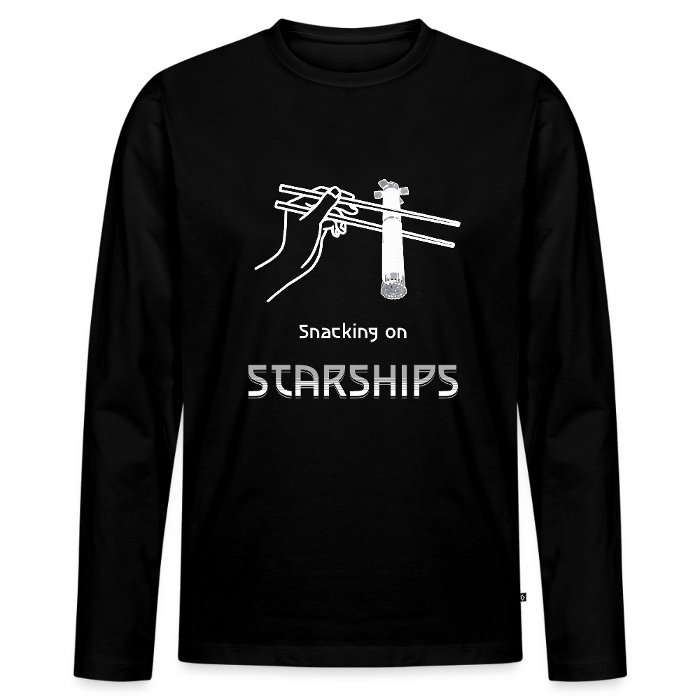 Snacking on Starships - Premium Long Sleeve - Schwarz