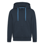 SPACE Astronaut Kapuzenjacke – Retro Galaxy Design auf Premium Hoodie für Männer - Navy