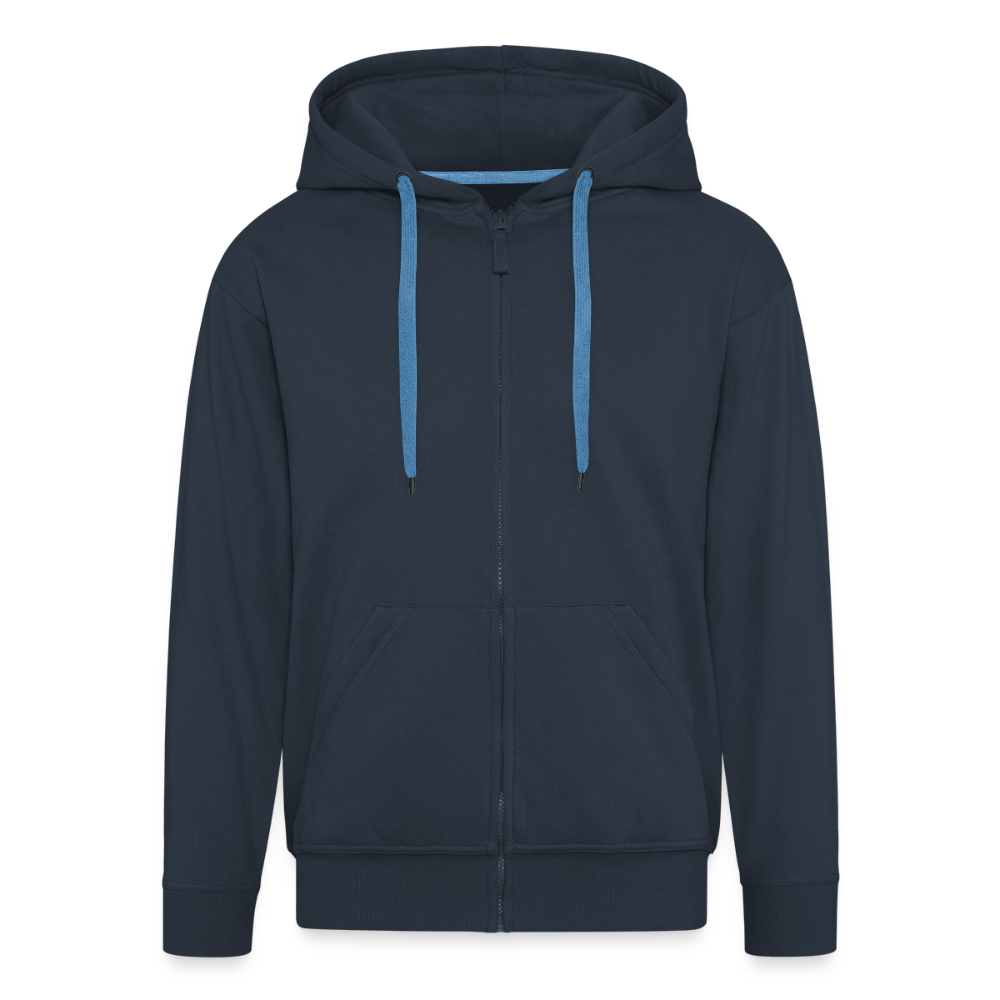 SPACE Astronaut Kapuzenjacke – Retro Galaxy Design auf Premium Hoodie für Männer - Navy
