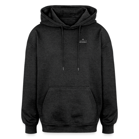 Motivierender Oversized Unisex Hoodie in Premium Qualität | Engineered For Extremes - Anthrazit