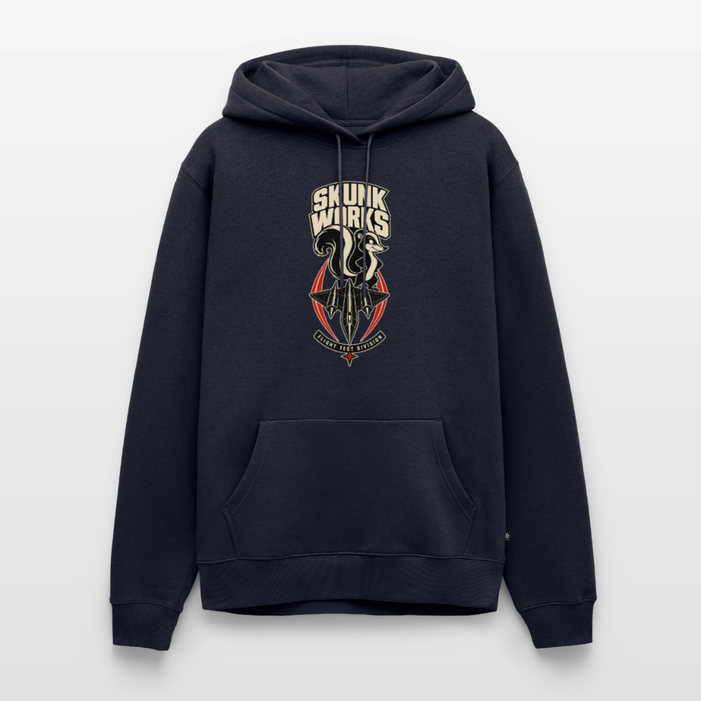 Skunk Works Premium Hoodie | SR-71 Blackbird Black Projects - Navy