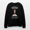 Aerospace Engineer Bio-Sweatshirt | Frontprint Raketenstart & Spruch | Nachhaltiges Rocket Science Design - Schwarz
