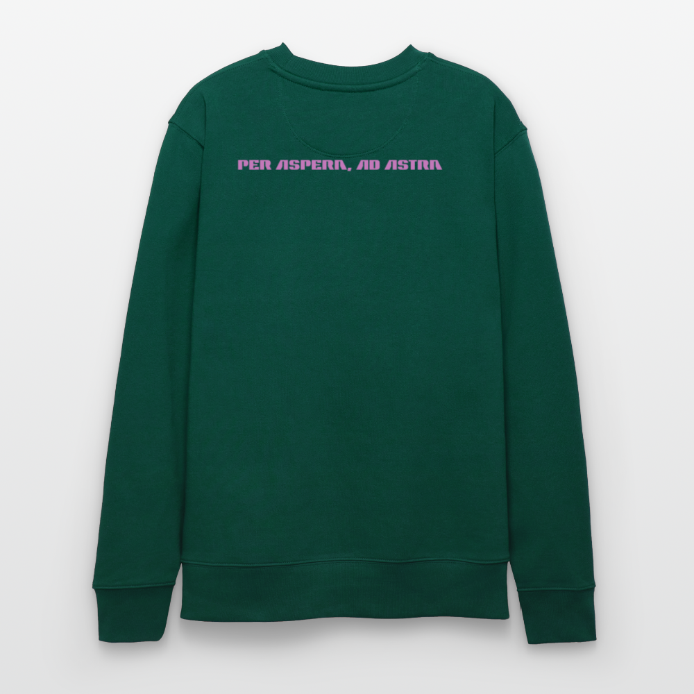 Bio Sweatshirt Unisex – Retro Comic „Show Me Your Booster Baby“ | SpaceX Starship Sweatshirt - Forest