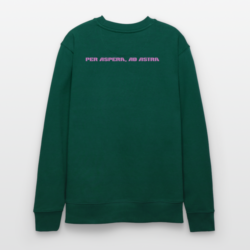 Bio Sweatshirt Unisex – Retro Comic „Show Me Your Booster Baby“ | SpaceX Starship Sweatshirt - Forest