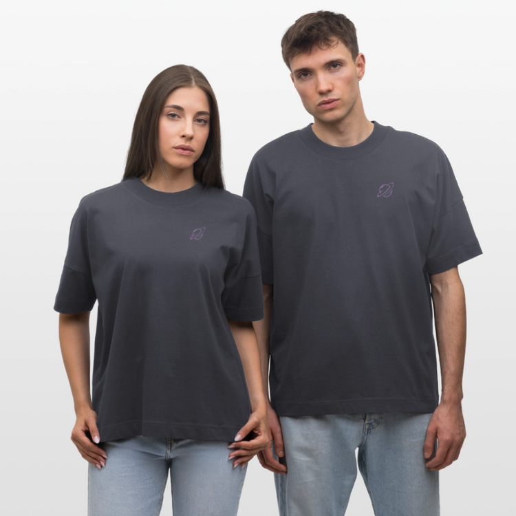 Exploring Tomorrow - Oversized Bio-T-Shirt (Dark) - Indigoblau