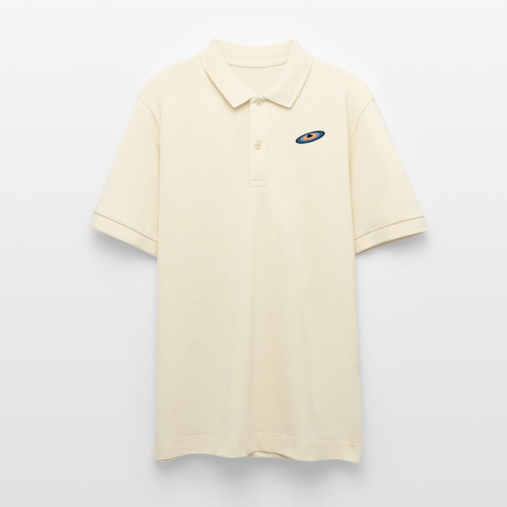 Black Hole Poloshirt | 100% Bio-Baumwolle im Unisex-Schnitt - Weißgrau
