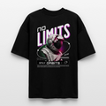 NO LIMITS Oversized Shirt | Astronaut Design für Space-Fans - Schwarz