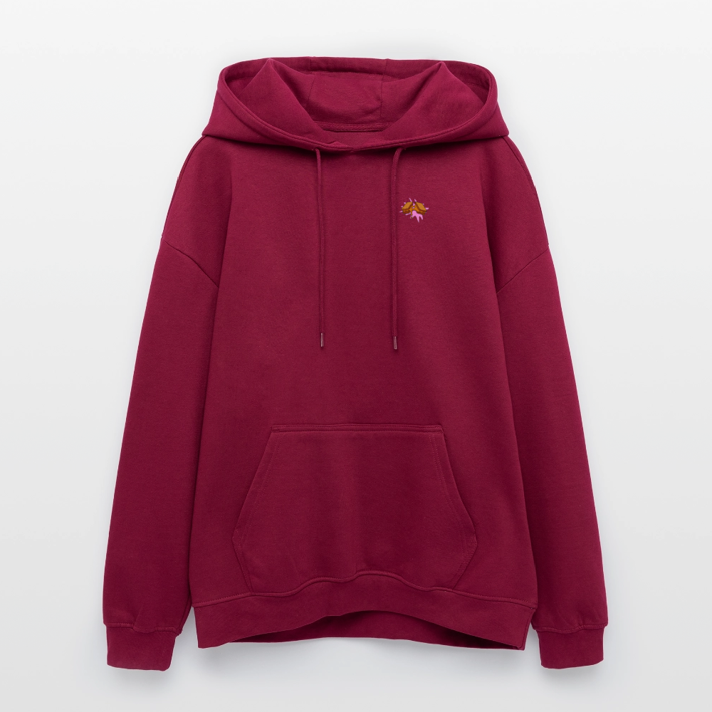 Lustiger Gym Hoodie "Pull Day – Stretch Your Limits" | Premium Oversized Hoodie (Unisex) | Fitness & Gym Streatwear - Burgunderrot