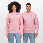 Witziges Enten-Sweatshirt „Duck Around and Find Out“ | Unisex & 100% Organic Sweatshirt - Hellrosa