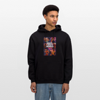 GTA VI Hoodie "Grand Theft Anabolic" – Premium Fitness Oversized Hoodie im Retro Comic Style - Schwarz
