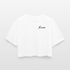 Team XFrame - Premium Oversized Cropped T-Shirt (White) - Weiß