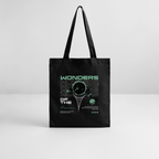 Wonders of the Universe Stoffbeutel – Nachhaltige Bio-Tasche mit Retro Space Design - Schwarz