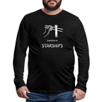 Snacking on Starships - Premium Long Sleeve - Schwarz