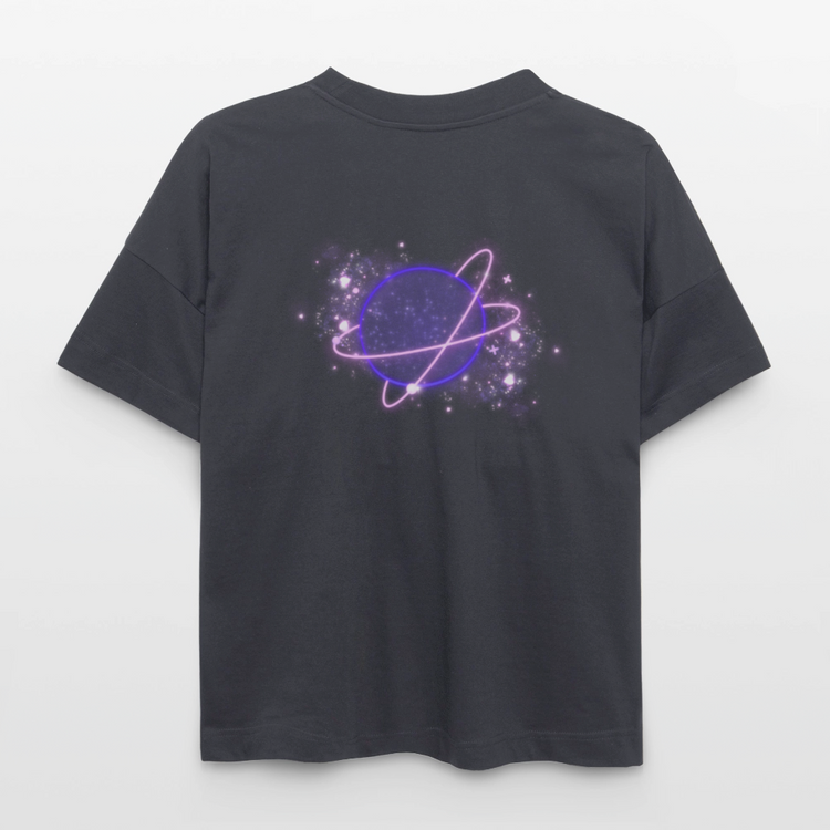 Galactic Romance - Premium Organic Oversized Shirt - Indigoblau